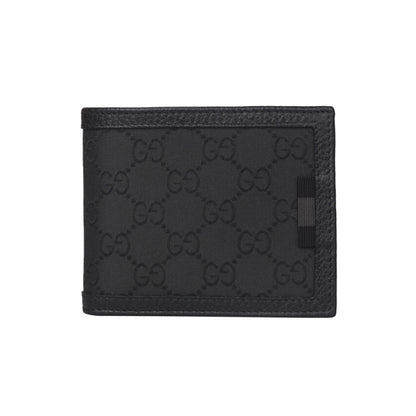 Gucci GG Nylon Black Wallet Man