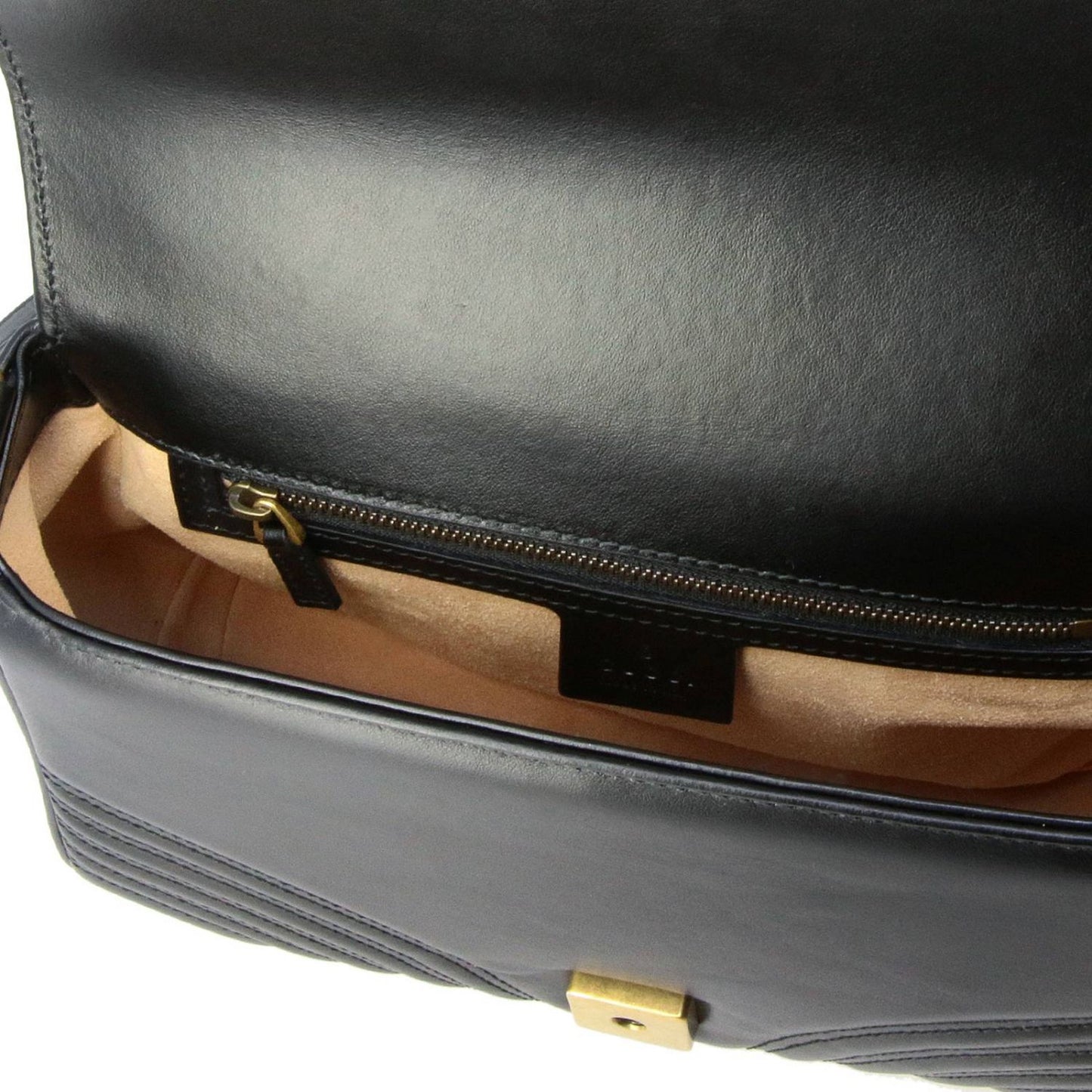 Gucci Marmont Small Top Handle Bag - Black