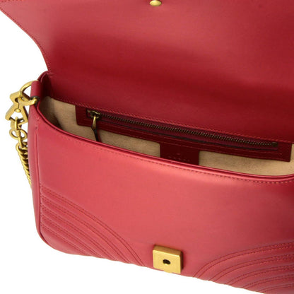 Gucci Marmont Small Top Handle Bag - Red