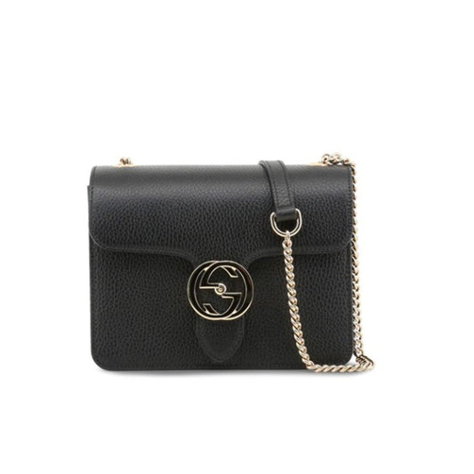 Gucci GG Interlocking Crossbody Chain Shoulder Bag