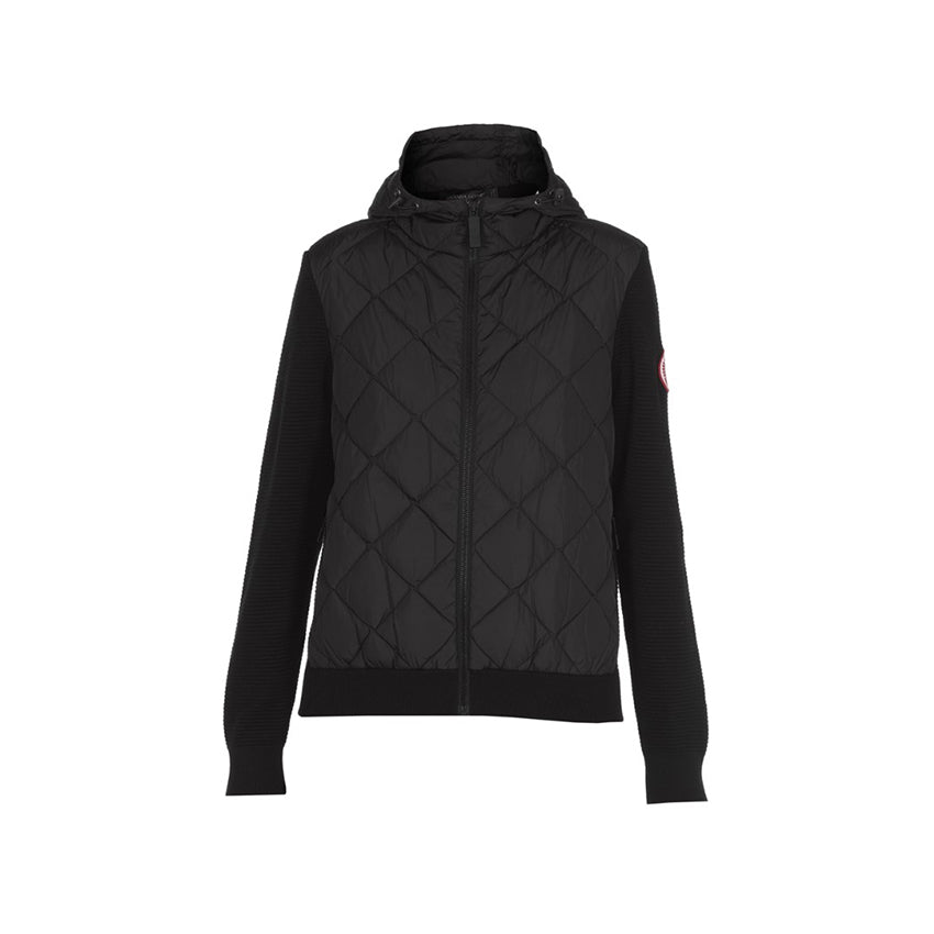 Canada Goose HyBridge Quilted Knit Hoody in Black 6800L (Women)