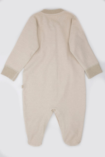 100% Organic Cotton Long Sleeve With Socks Bodysuit