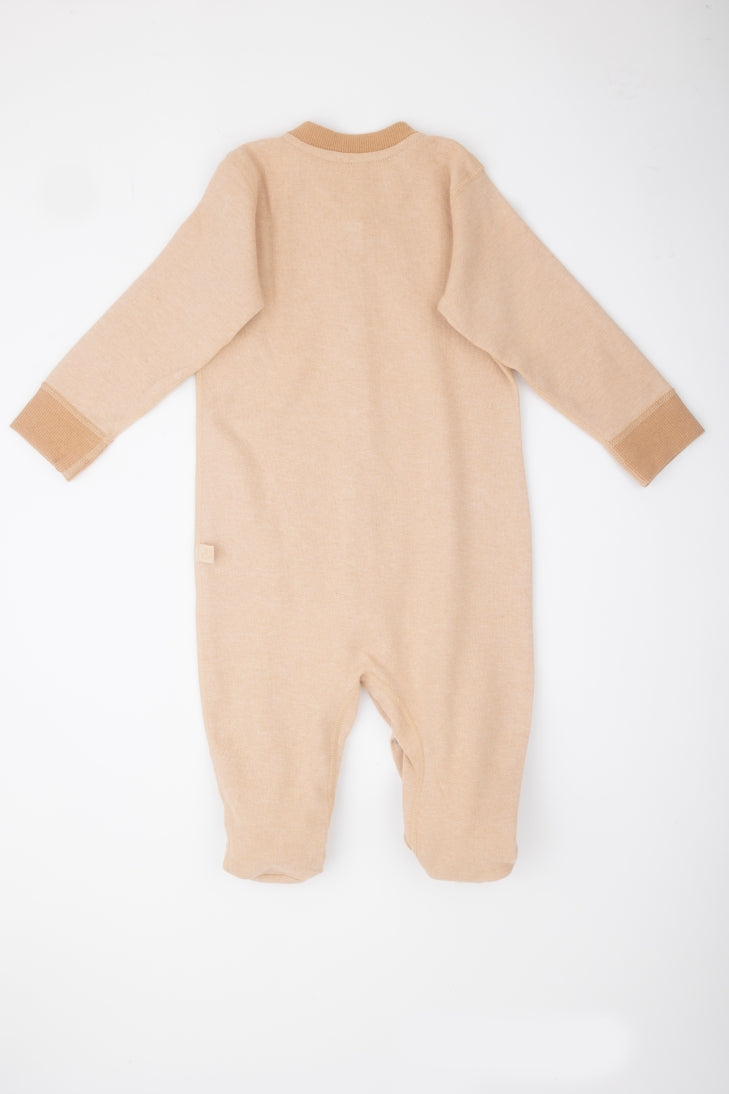 100% Organic Cotton Long Sleeve With Socks Bodysuit