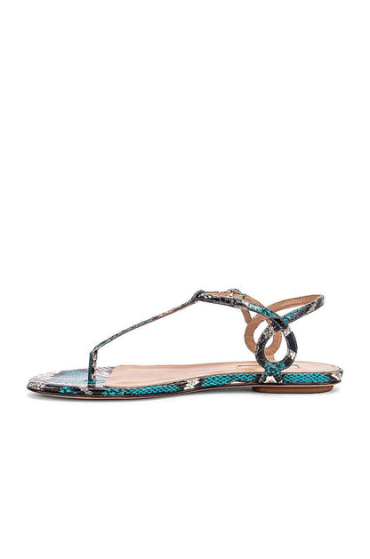 Aquazzura Almost Bare Sandal Flat - OH LA LA 