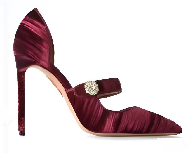 ASTOR PUMP 105 BURGUNDY