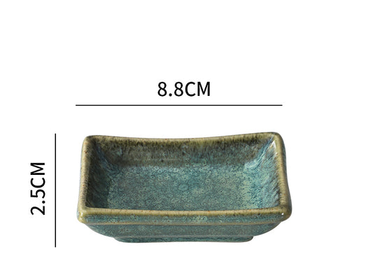 Amazonic Green Rectangular Dip Dish