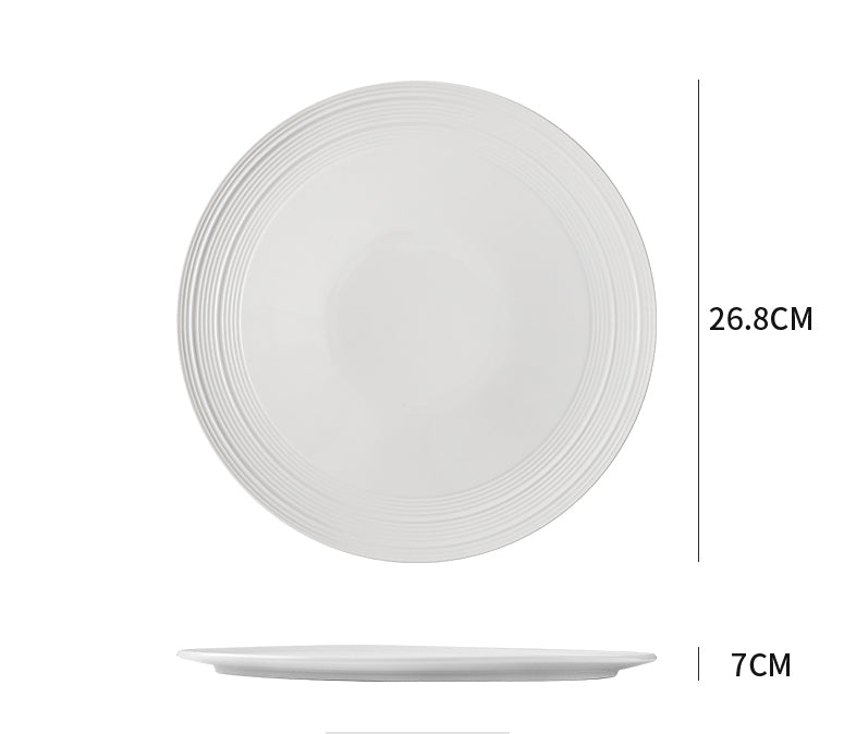 Aspen Textured Dinner Plate