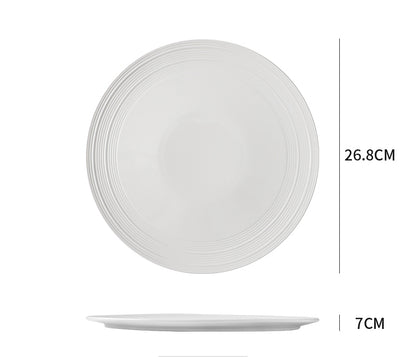 Aspen Textured Dinner Plate