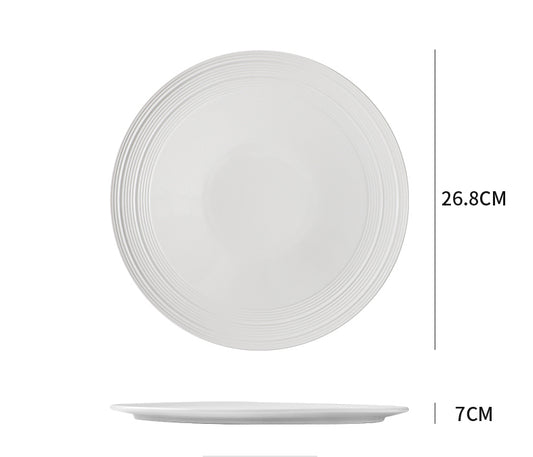 Aspen Textured Dinner Plate