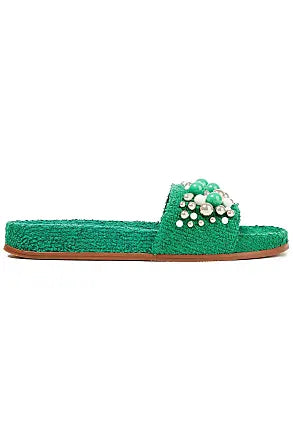 BON BON POOL SLIDE JASMINE GREEN