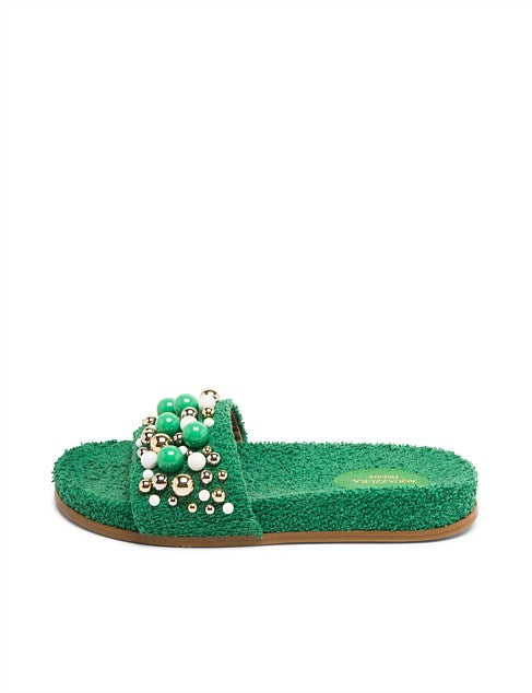 BON BON POOL SLIDE JASMINE GREEN