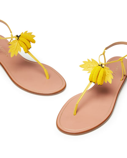 BANANITA SANDAL FLAT LIMONCELLO