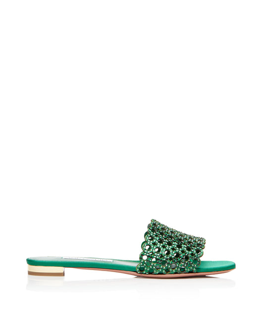 CRYSTAL CANDY SLIDE JASMINE GREEN