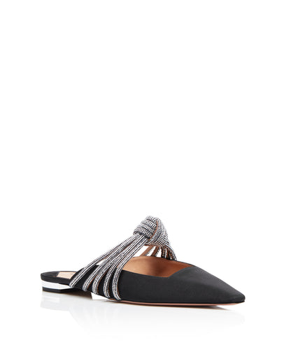 CELESTE FLAT MULE BLACK