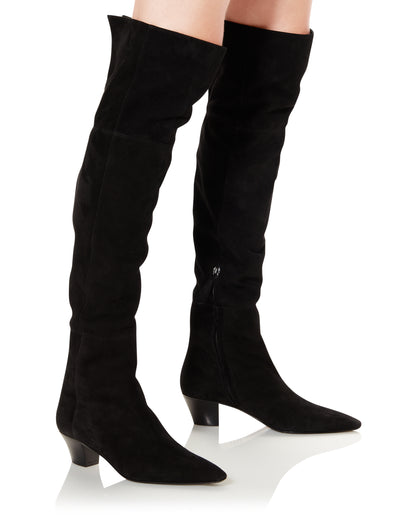 GAINSBOURG BOOT 45 BLACK SUEDE