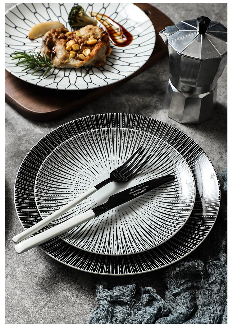 Vortex White Dinner Plate