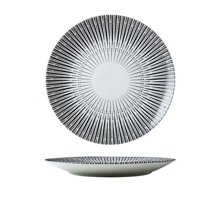 Vortex White Dinner Plate