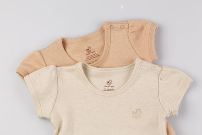 100% Organic Cotton Short Sleeve Bodysuit