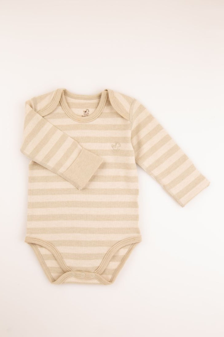 100% Organic Cotton Long Sleeve Bodysuit