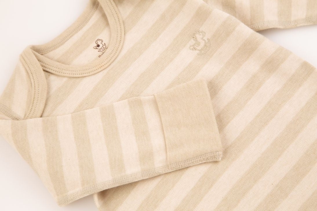 100% Organic Cotton Long Sleeve Bodysuit