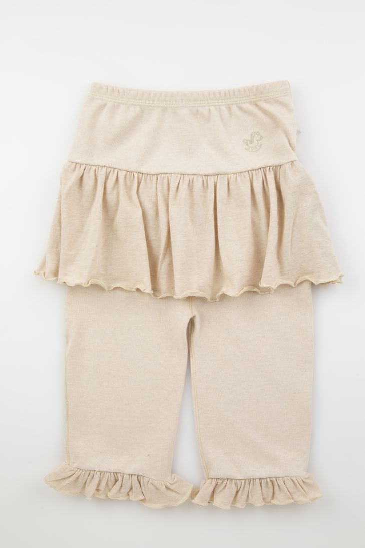 100% Organic Cotton Pant with little Skirt
