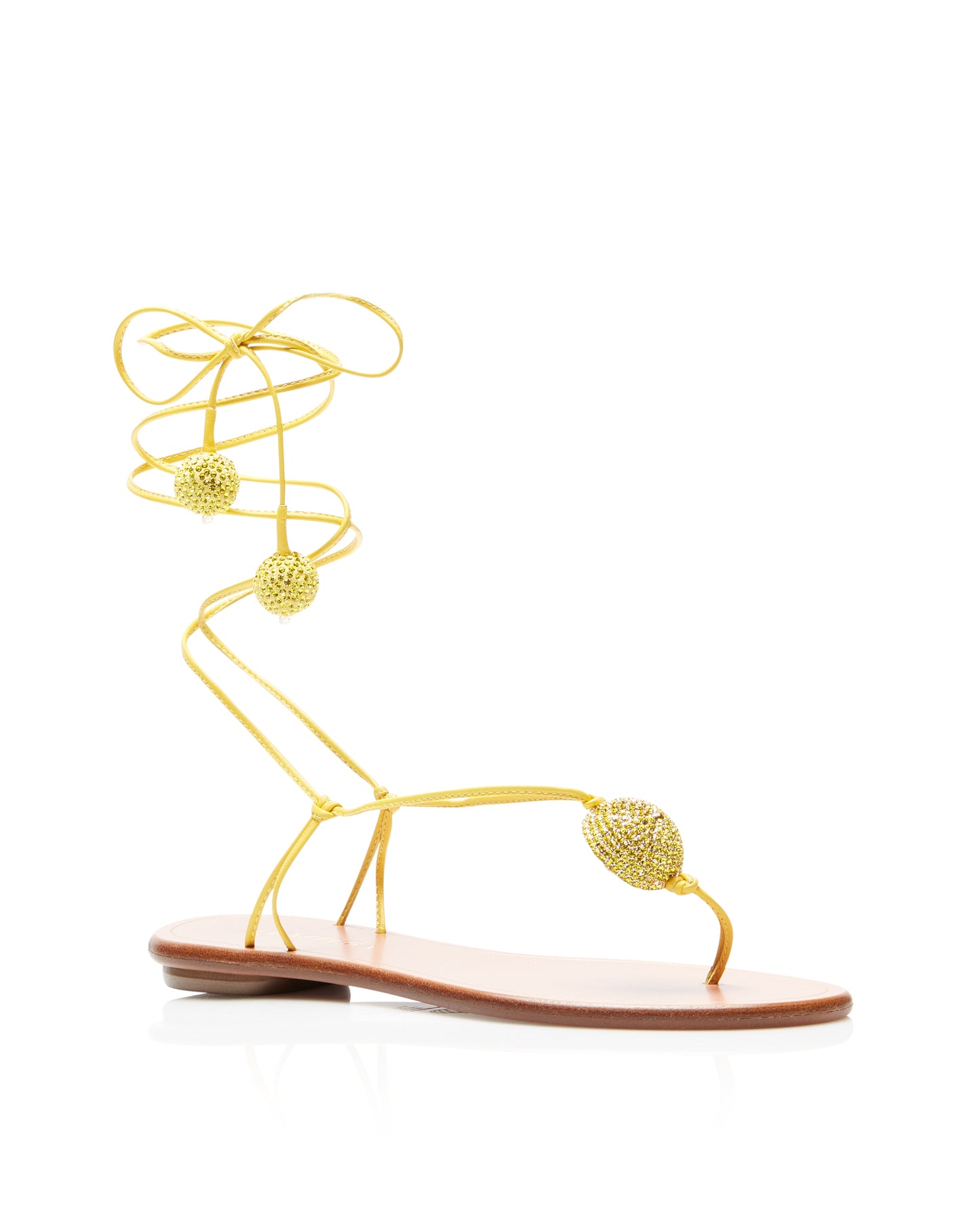 JACKIE SANDAL FLAT LIMONCELLO