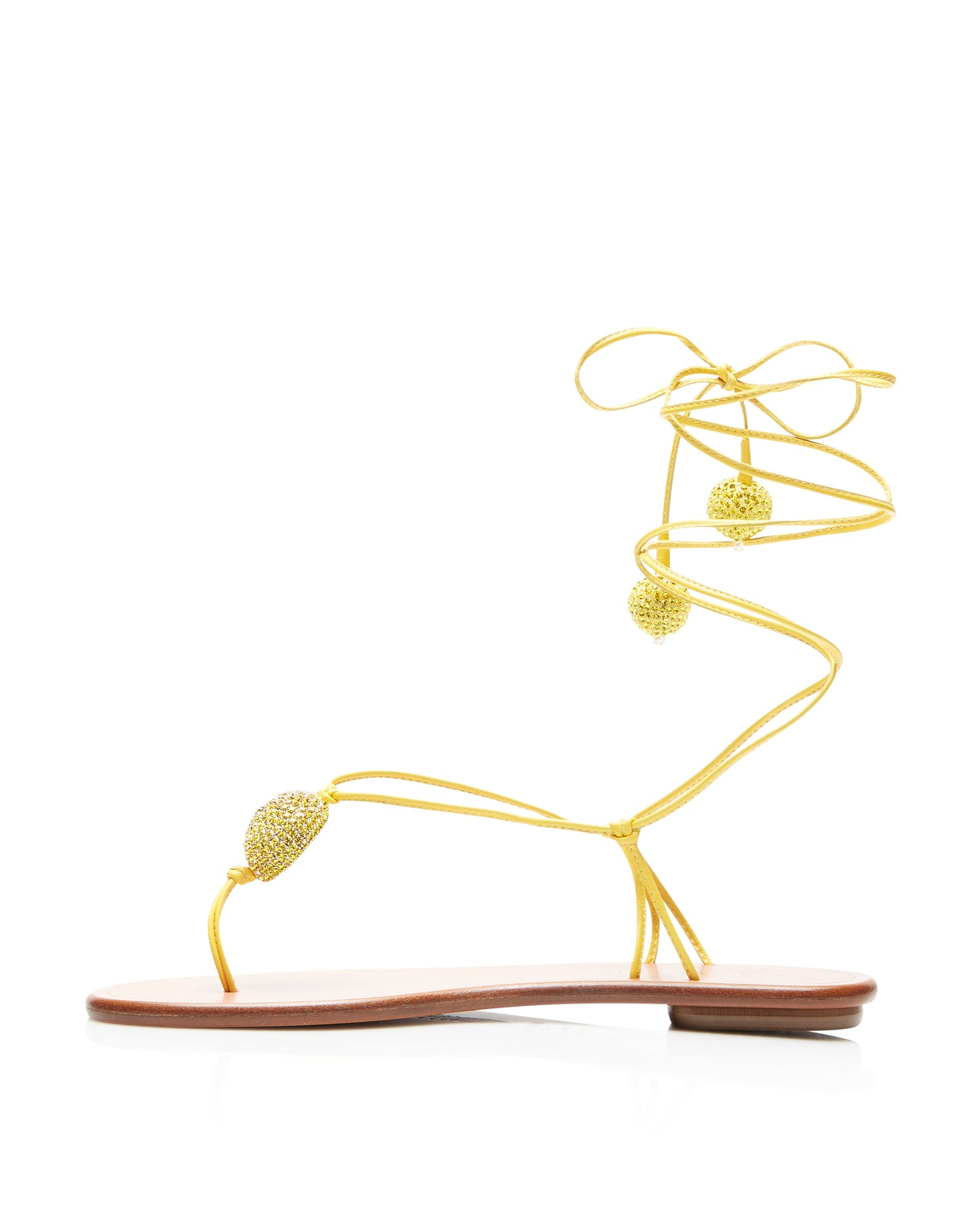 JACKIE SANDAL FLAT LIMONCELLO