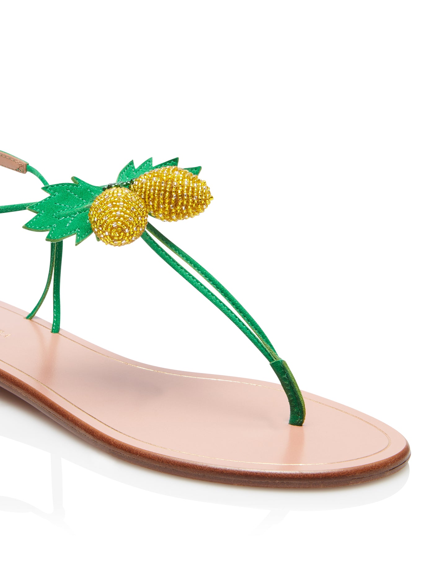 LIMONCELLO SANDAL FLAT JUNGLE GREEN