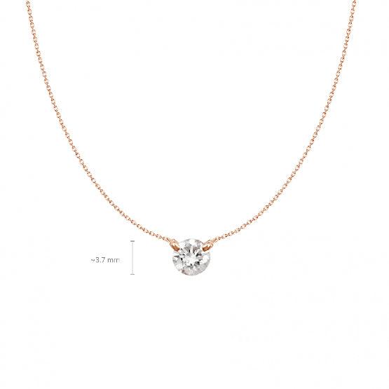 N13261B (232341005) Classic Diamond Necklace PG - OH LA LA 