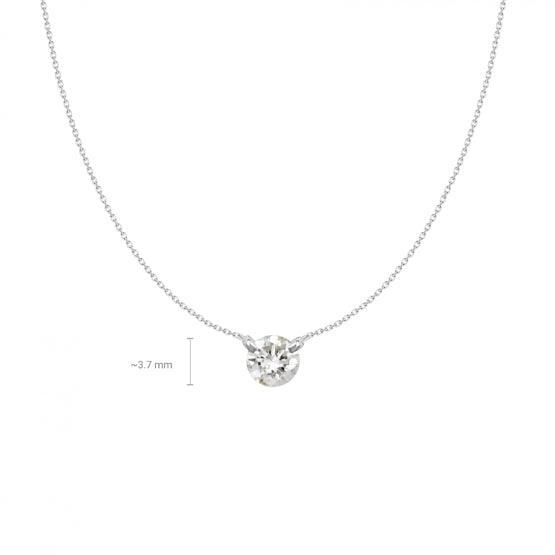 N13261B (231569004) Classic Diamond Necklace WG - OH LA LA 