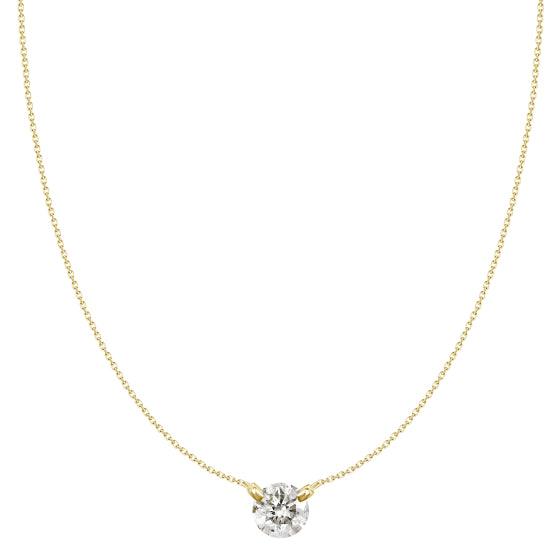 N13261B (245522002) Classic Diamond Necklace YG - OH LA LA 