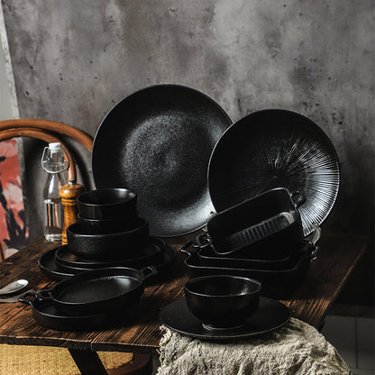 Noir Small Serving Bowl