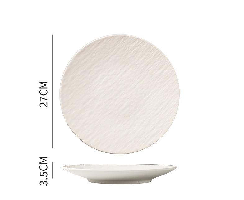 Pearl White Dinner Plate