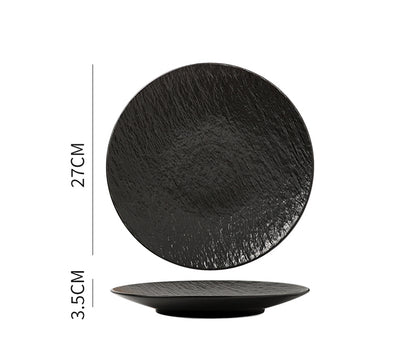 Pearl Black Dinner Plate