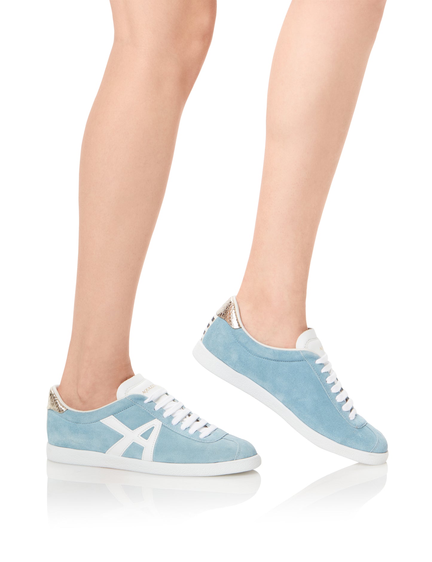 THE A SNEAKER SOFT BLUE/ WHITE/ SILVER