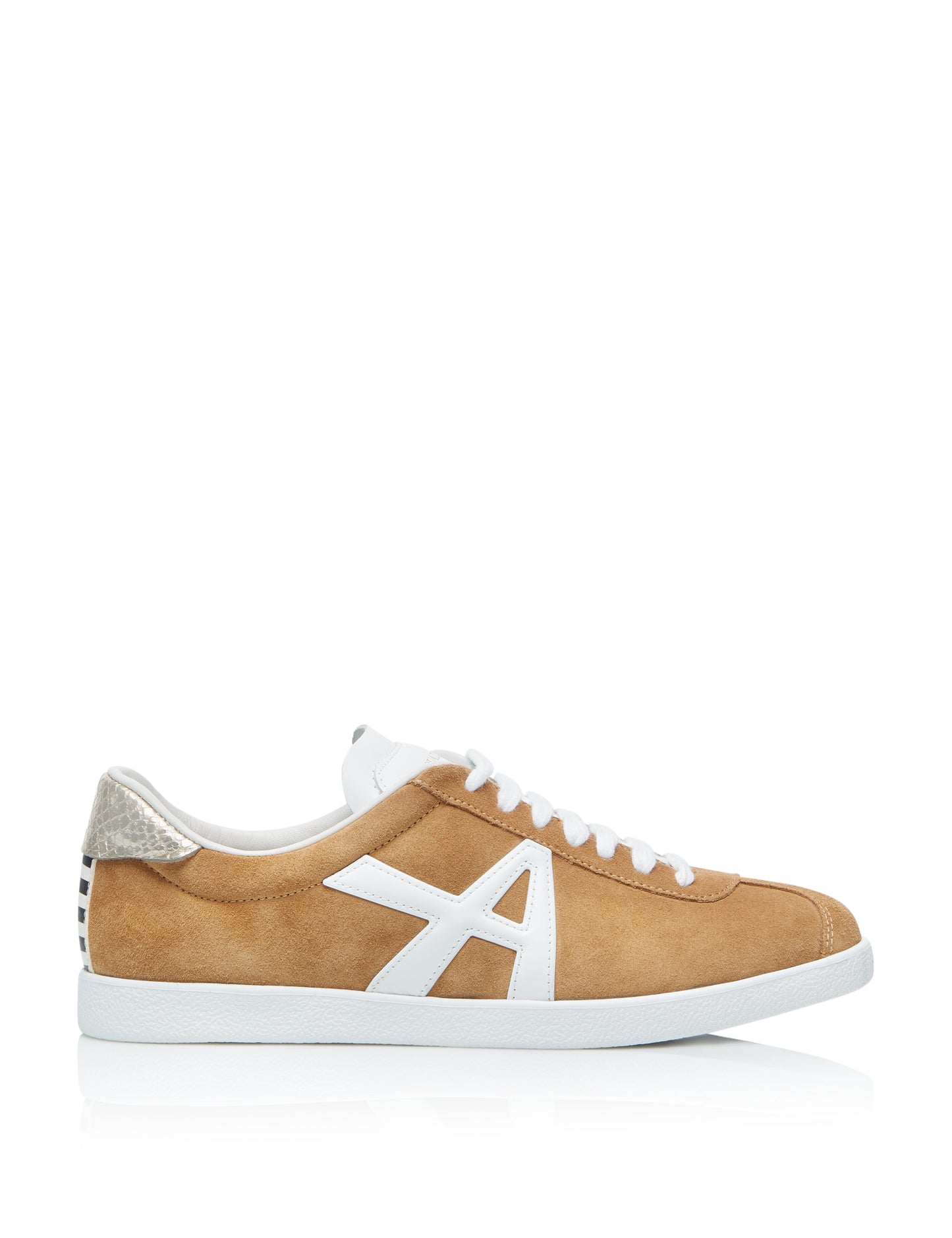 THE A SNEAKER SOFT HAZELNUT/ WHITE/ SILVER