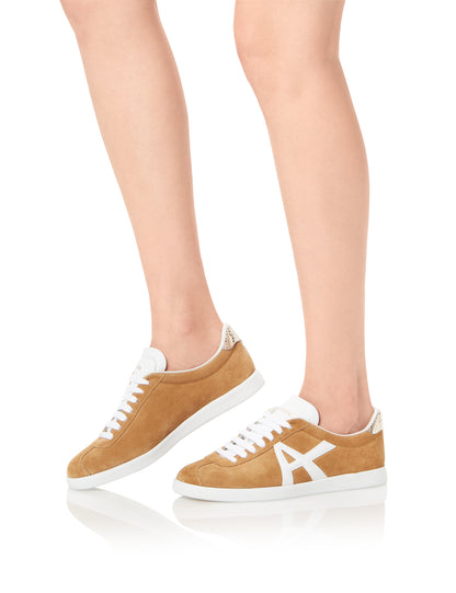 THE A SNEAKER SOFT HAZELNUT/ WHITE/ SILVER