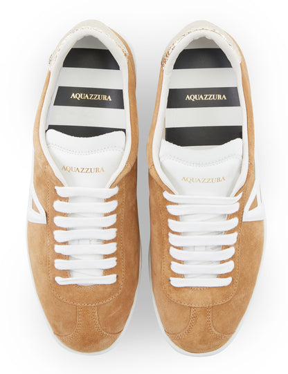 THE A SNEAKER SOFT HAZELNUT/ WHITE/ SILVER