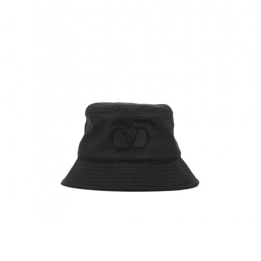 Valentino VLOGO 0HGA11 Signature Silk Bucket Hat 0NO