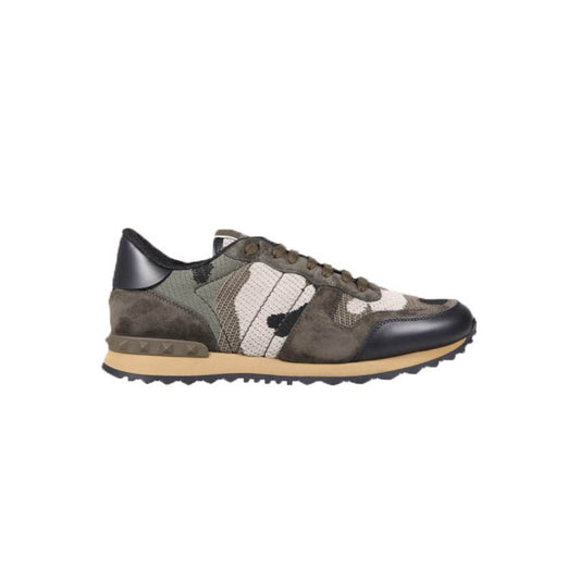 Valentino Mesh Fabric Camouflage Rockrunner 0S0723-QRK 31R Sneaker
