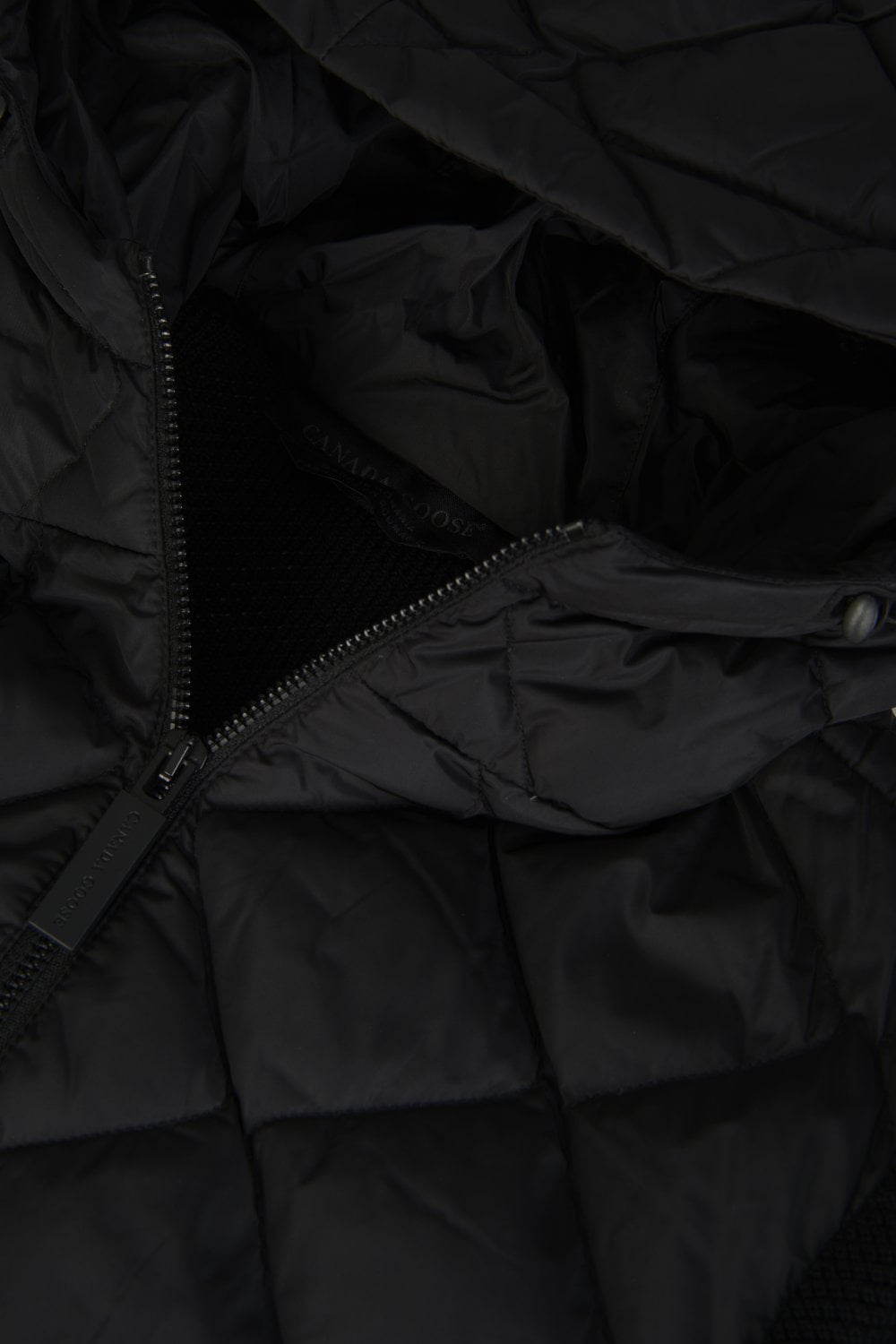 Canada Goose HyBridge Quilted Knit Hoody in Black 6800L (Women)