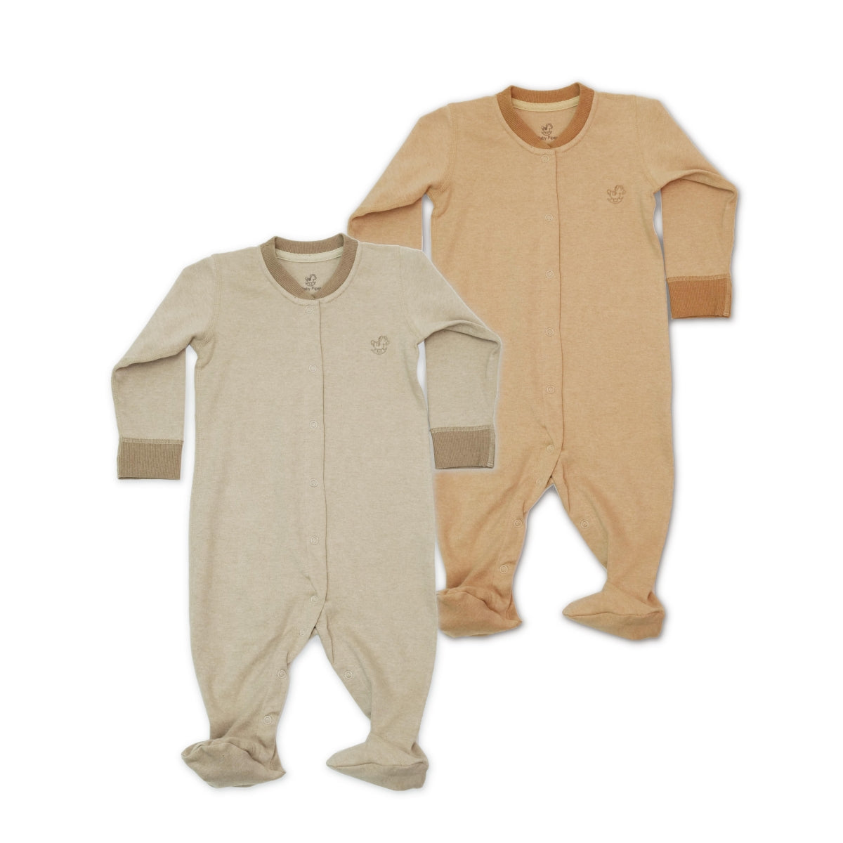 100% Organic Cotton Long Sleeve With Socks Bodysuit