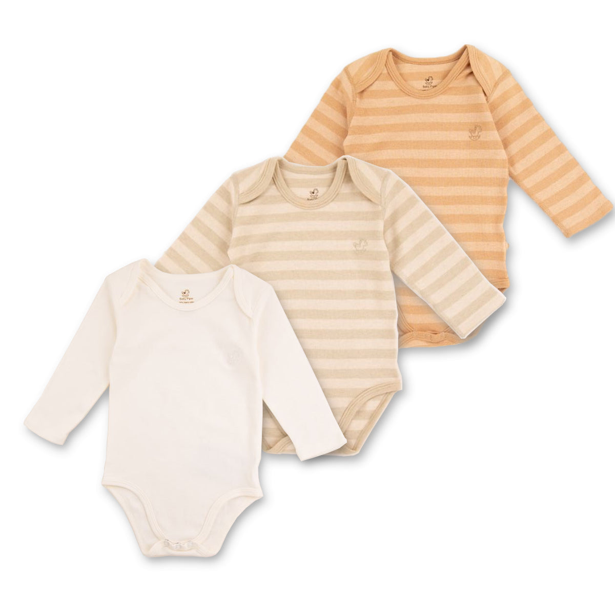 100% Organic Cotton Long Sleeve Bodysuit