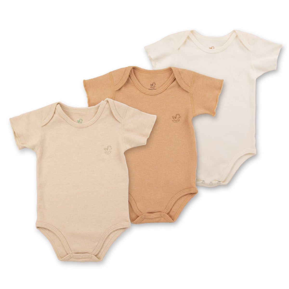 100% Organic Cotton Short Sleeve Bodysuit